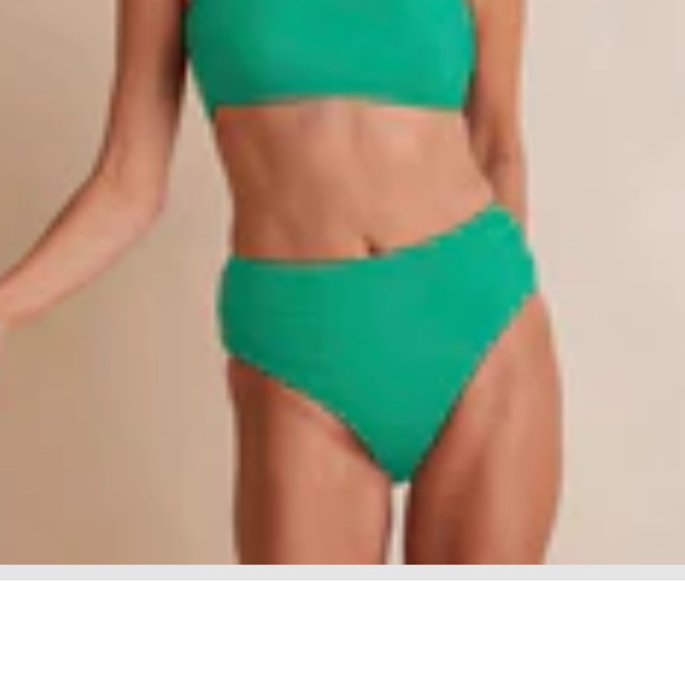 summersalt One-Shoulder Bikini Set in Teal and Emerald - Picture 2 of 4